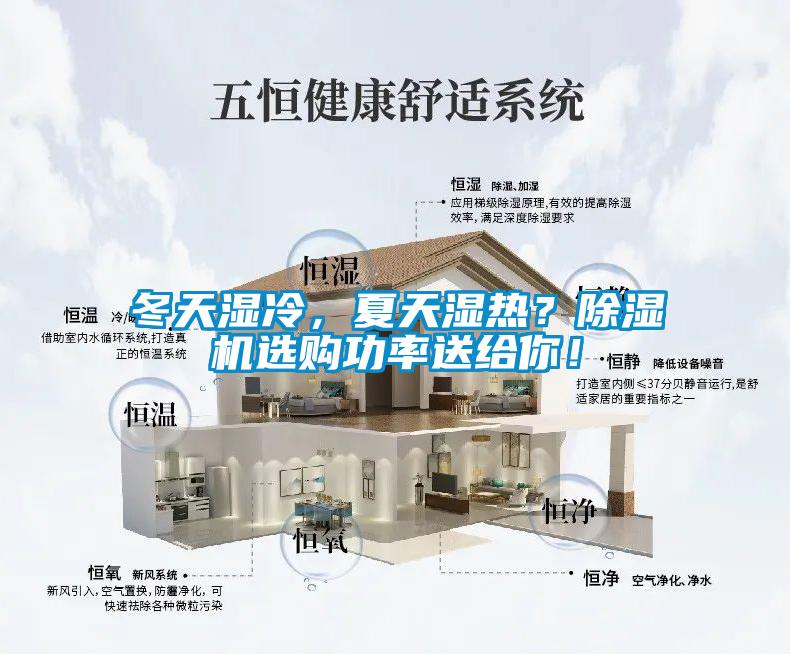 冬天濕冷，夏天濕熱？除濕機(jī)選購(gòu)功率送給你！