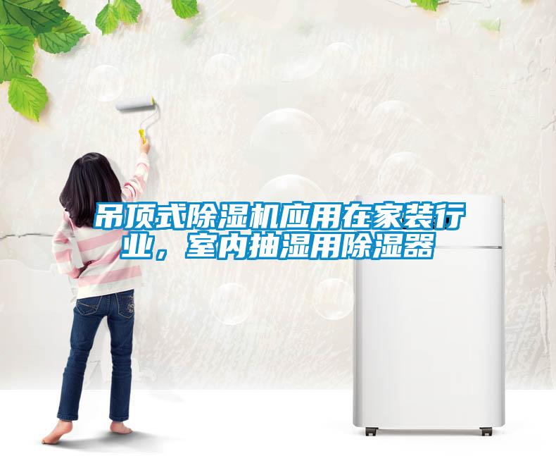 吊頂式除濕機應(yīng)用在家裝行業(yè)，室內(nèi)抽濕用除濕器
