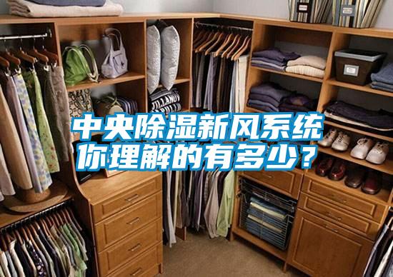 中央除濕新風(fēng)系統(tǒng)你理解的有多少？