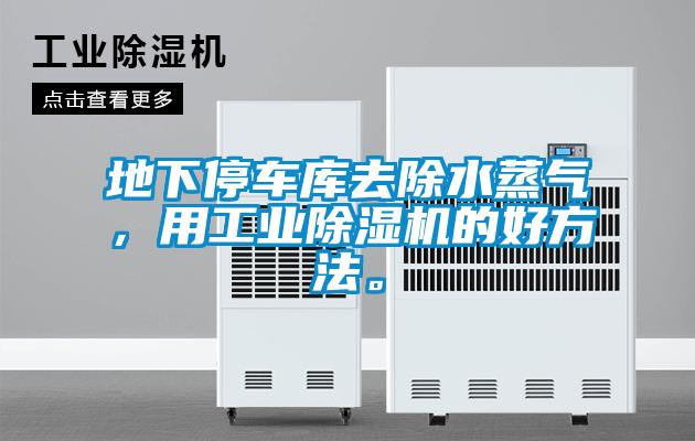 地下停車庫去除水蒸氣，用工業(yè)除濕機(jī)的好方法。