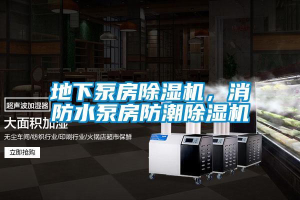 地下泵房除濕機(jī)，消防水泵房防潮除濕機(jī)