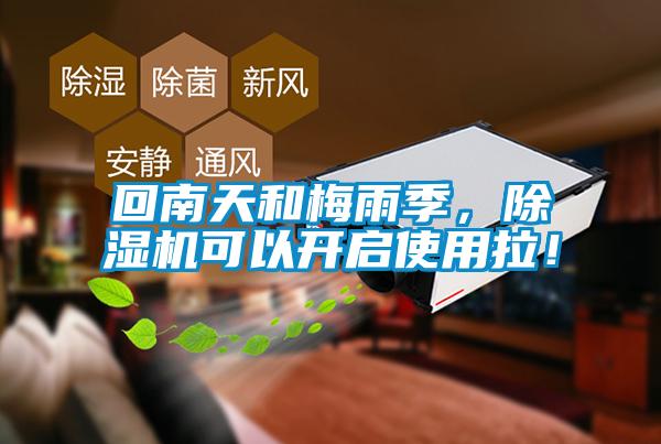 回南天和梅雨季，除濕機(jī)可以開(kāi)啟使用拉！