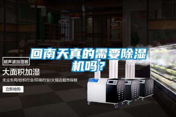 回南天真的需要除濕機(jī)嗎？