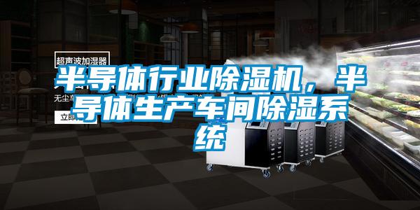 半導體行業(yè)除濕機，半導體生產車間除濕系統