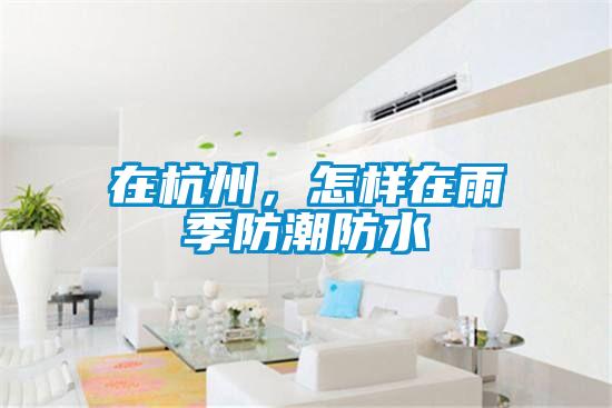 在杭州，怎樣在雨季防潮防水