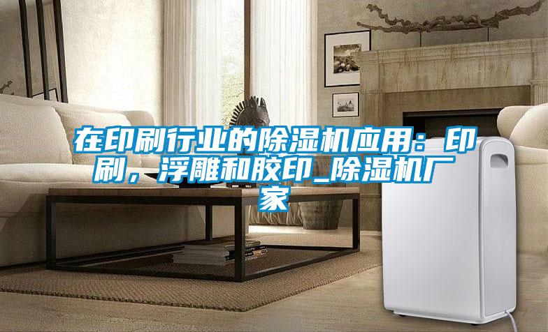 在印刷行業(yè)的除濕機應用：印刷，浮雕和膠印_除濕機廠家