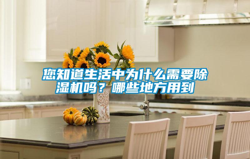 您知道生活中為什么需要除濕機嗎？哪些地方用到