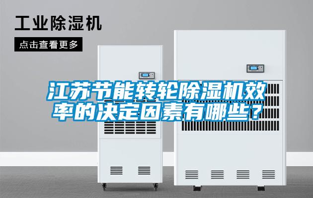 江蘇節(jié)能轉(zhuǎn)輪除濕機效率的決定因素有哪些？