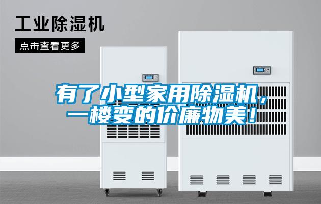 有了小型家用除濕機，一樓變的價廉物美！