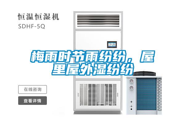 梅雨時節(jié)雨紛紛，屋里屋外濕紛紛