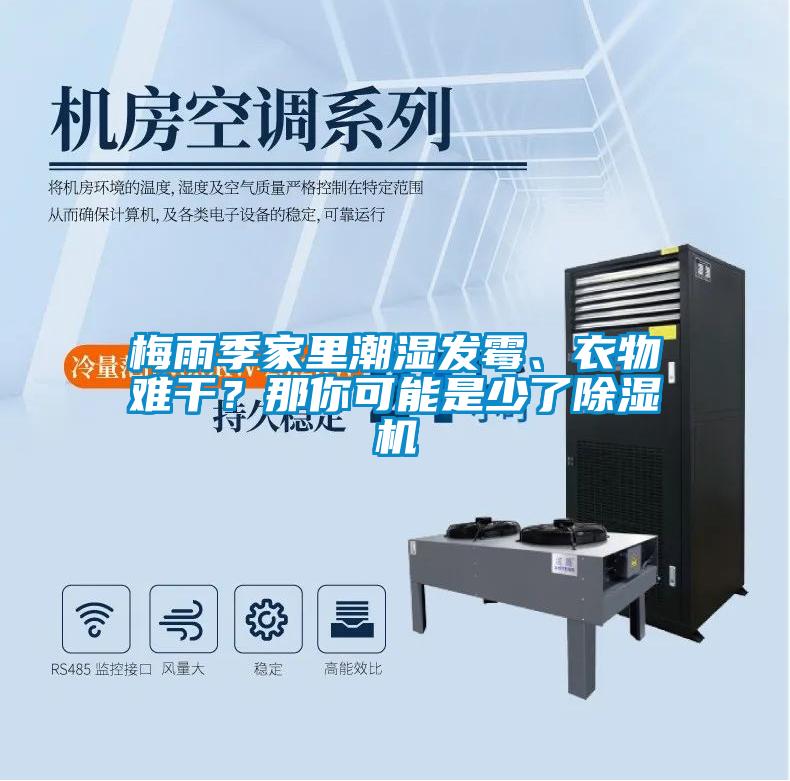 梅雨季家里潮濕發(fā)霉、衣物難干？那你可能是少了除濕機