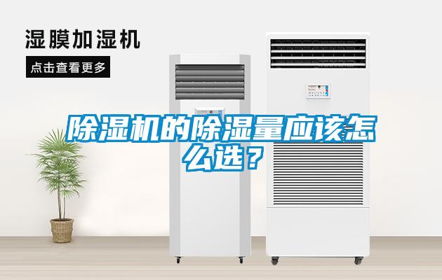 除濕機的除濕量應該怎么選？