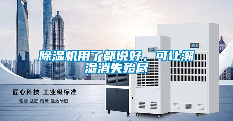 除濕機用了都說好，可讓潮濕消失殆盡