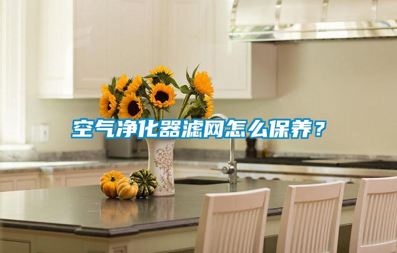 空氣凈化器濾網(wǎng)怎么保養(yǎng)？
