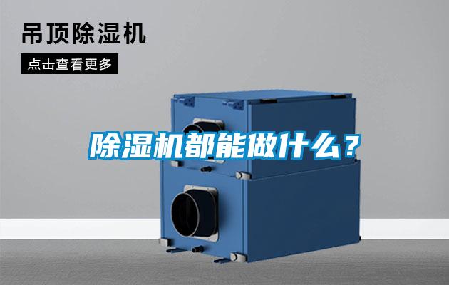 除濕機都能做什么？