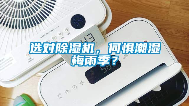 選對除濕機，何懼潮濕梅雨季？