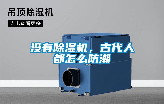 沒有除濕機(jī)，古代人都怎么防潮