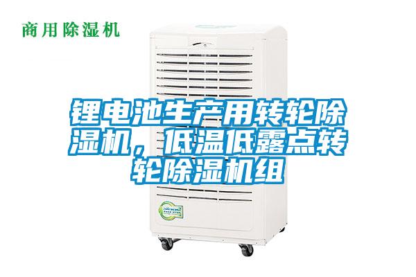 鋰電池生產(chǎn)用轉(zhuǎn)輪除濕機(jī)，低溫低露點轉(zhuǎn)輪除濕機(jī)組