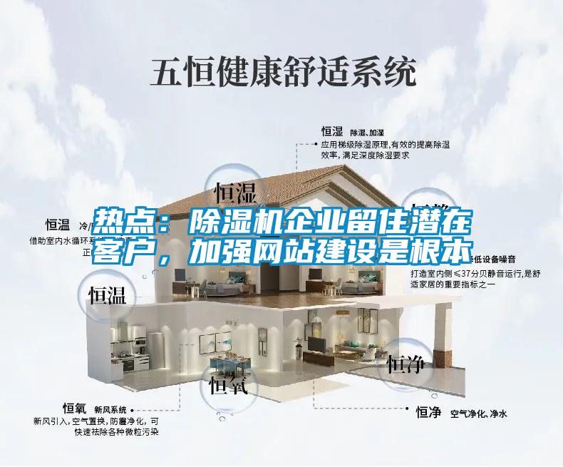 熱點:除濕機企業(yè)留住潛在客戶,加強網(wǎng)站建設(shè)是根本