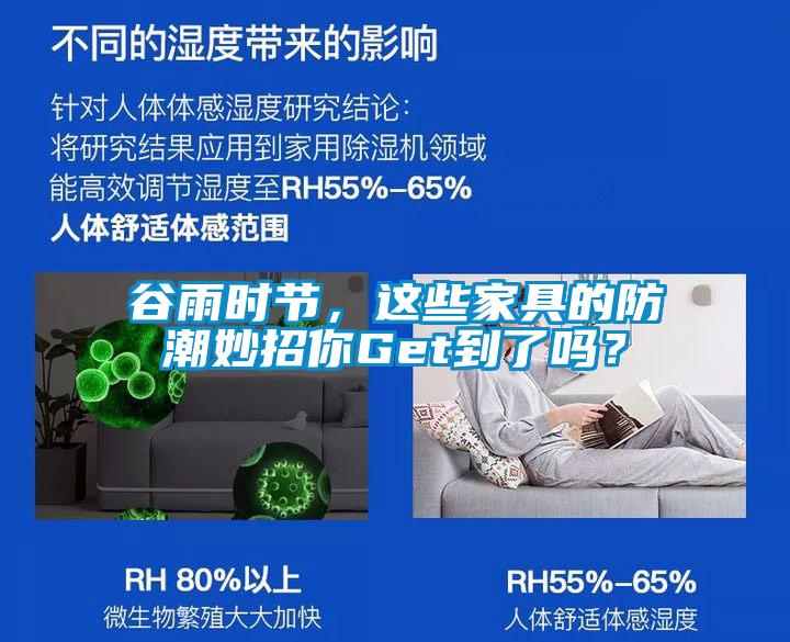 谷雨時節(jié)，這些家具的防潮妙招你Get到了嗎？
