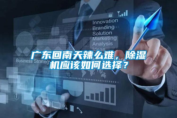 廣東回南天辣么難，除濕機應該如何選擇？