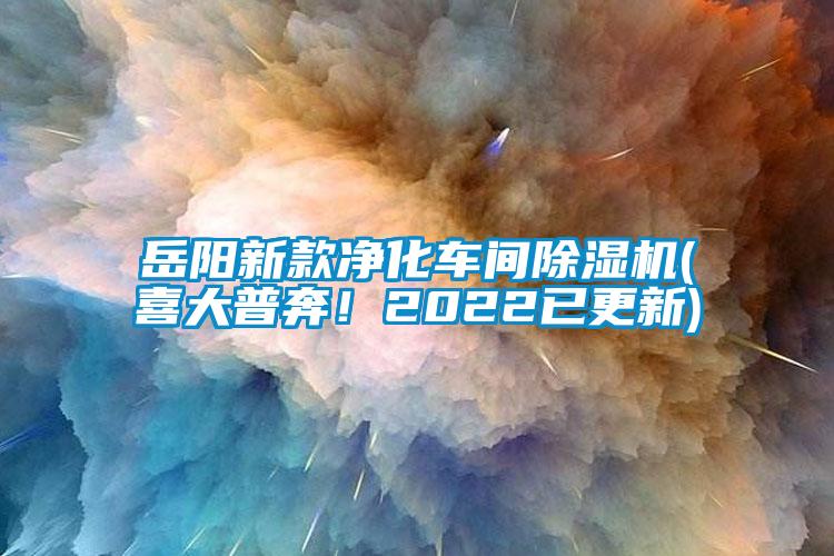 岳陽新款凈化車間除濕機(喜大普奔！2022已更新)