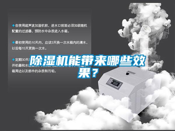 除濕機(jī)能帶來哪些效果？