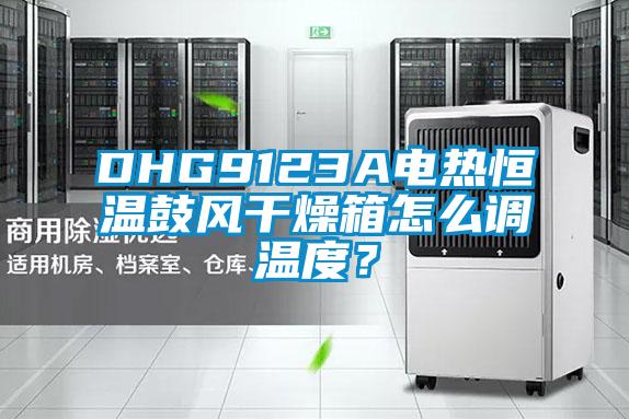 DHG9123A電熱恒溫鼓風(fēng)干燥箱怎么調(diào)溫度？