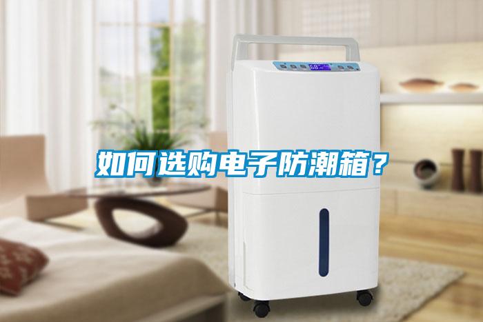 如何選購電子防潮箱？