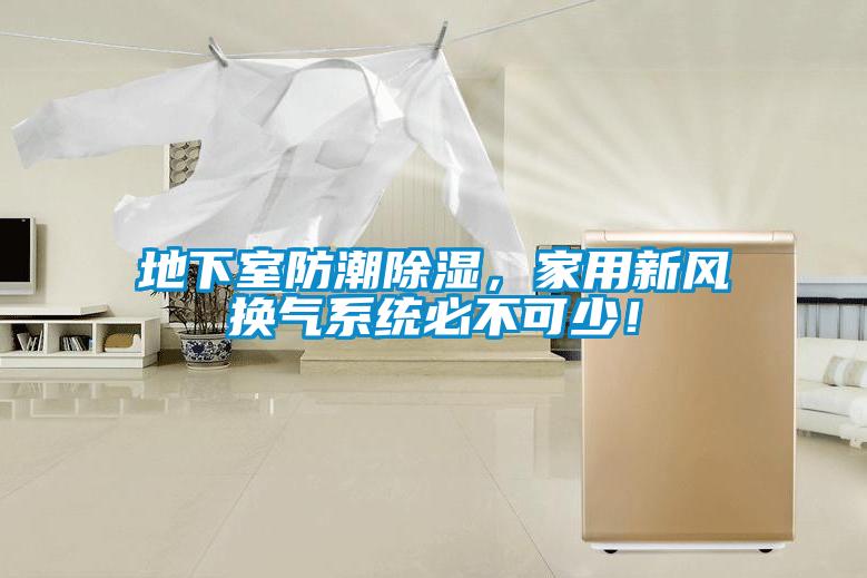 地下室防潮除濕，家用新風(fēng)換氣系統(tǒng)必不可少！