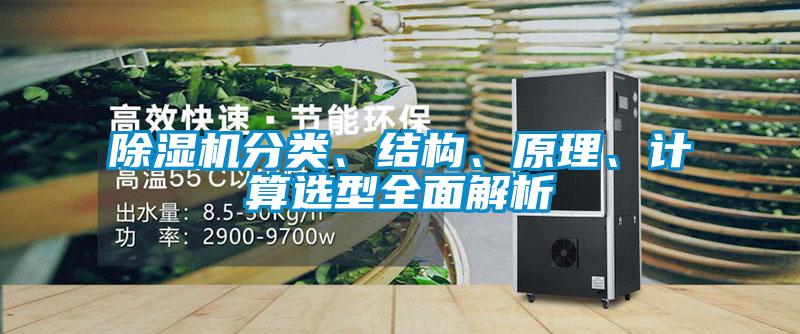 除濕機分類、結(jié)構(gòu)、原理、計算選型全面解析