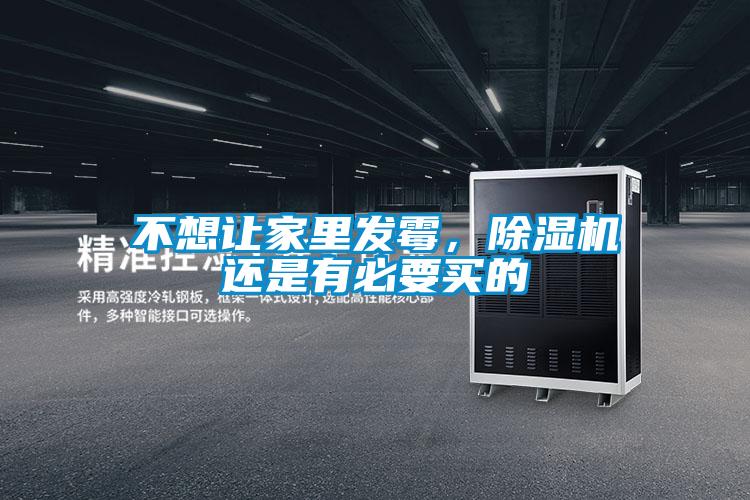 不想讓家里發(fā)霉，除濕機(jī)還是有必要買的