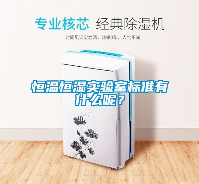 恒溫恒濕實驗室標準有什么呢？
