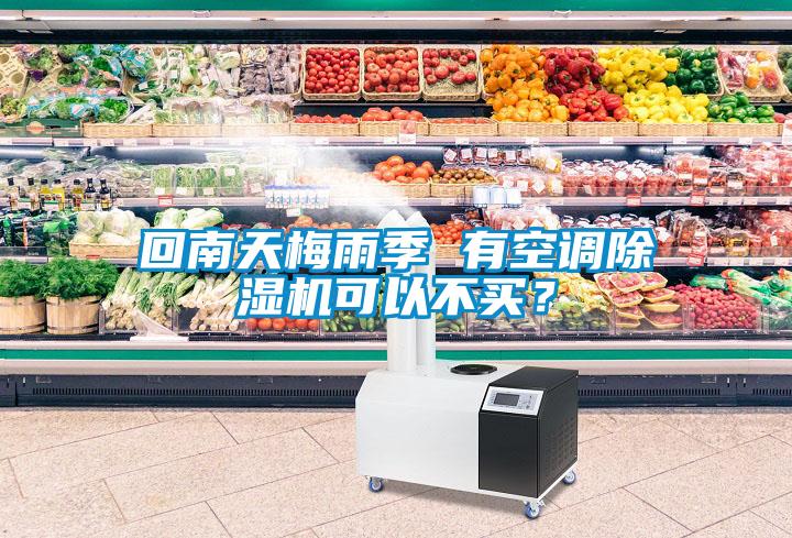 回南天梅雨季 有空調(diào)除濕機(jī)可以不買？