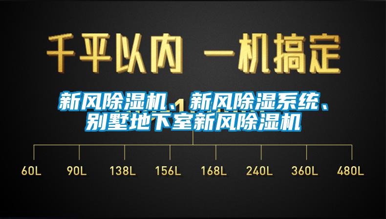 新風(fēng)除濕機(jī)、新風(fēng)除濕系統(tǒng)、別墅地下室新風(fēng)除濕機(jī)