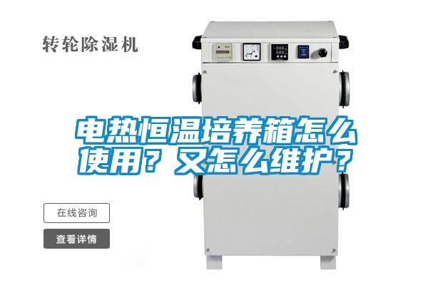 電熱恒溫培養(yǎng)箱怎么使用？又怎么維護(hù)？