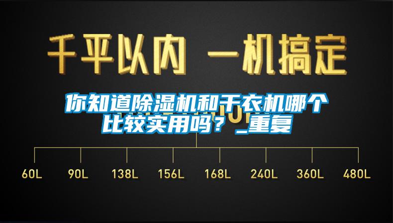 你知道除濕機和干衣機哪個比較實用嗎？_重復