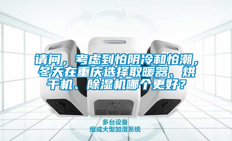 請問，考慮到怕陰冷和怕潮，冬天在重慶選擇取暖器、烘干機、除濕機哪個更好？