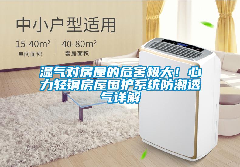 濕氣對房屋的危害極大！心力輕鋼房屋圍護系統(tǒng)防潮透氣詳解