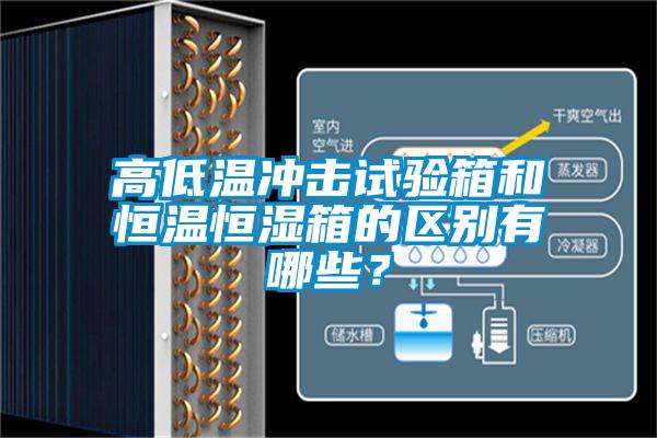 高低溫沖擊試驗箱和恒溫恒濕箱的區(qū)別有哪些？