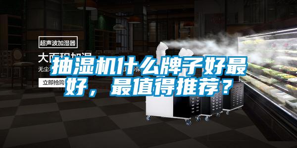 抽濕機(jī)什么牌子好最好，最值得推薦？