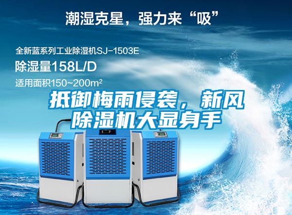 抵御梅雨侵襲，新風除濕機大顯身手