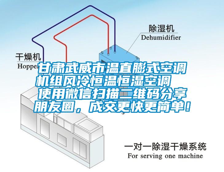 甘肅武威市溫直膨式空調(diào)機(jī)組風(fēng)冷恒溫恒濕空調(diào)  使用微信掃描二維碼分享朋友圈，成交更快更簡(jiǎn)單！