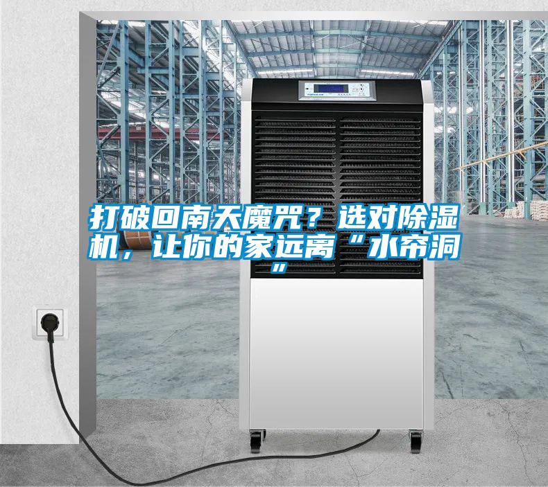 打破回南天魔咒？選對除濕機，讓你的家遠離“水簾洞”