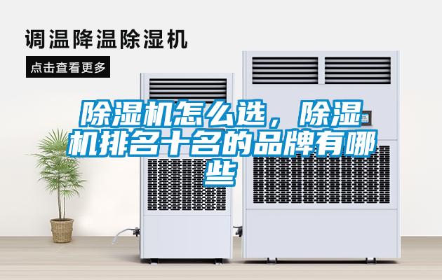 除濕機(jī)怎么選，除濕機(jī)排名十名的品牌有哪些