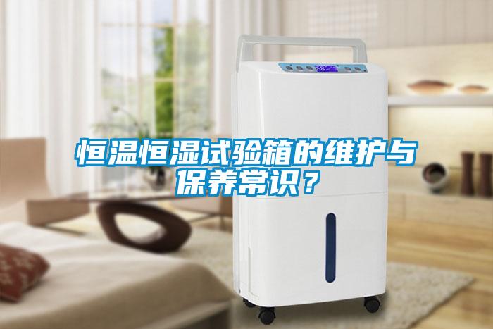 恒溫恒濕試驗(yàn)箱的維護(hù)與保養(yǎng)常識(shí)？