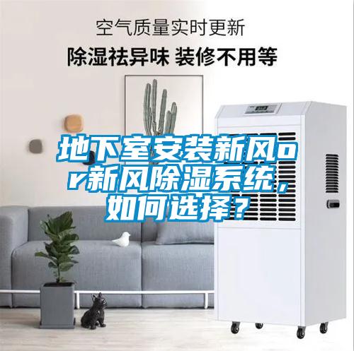 地下室安裝新風(fēng)or新風(fēng)除濕系統(tǒng)，如何選擇？