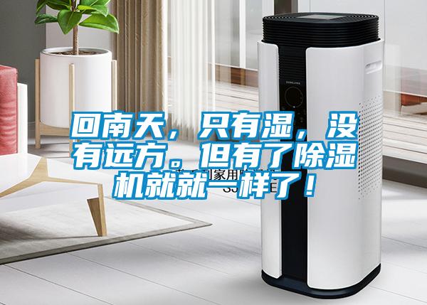 回南天，只有濕，沒有遠(yuǎn)方。但有了除濕機(jī)就就一樣了！