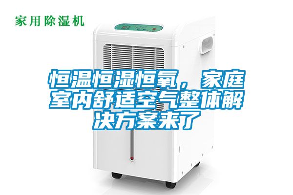 恒溫恒濕恒氧，家庭室內(nèi)舒適空氣整體解決方案來了