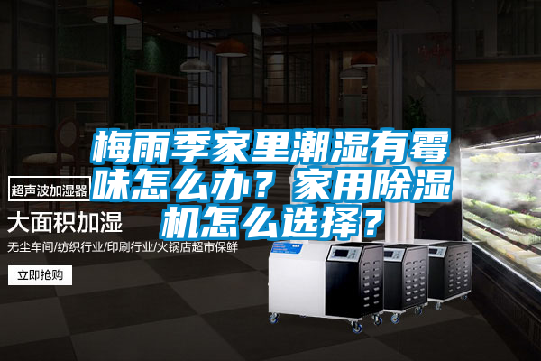 梅雨季家里潮濕有霉味怎么辦？家用除濕機怎么選擇？